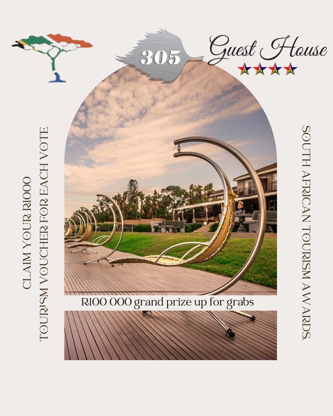 305guesthouse, tourism, south african tourism awards, south africa tourism, guesthouse, amanzimtoti